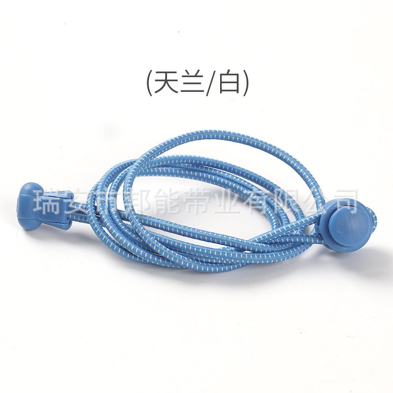 2,8-3mm elástico redondo sin cordones elásticos adaptados a las zapatillas de montañismo zapatos deportivos casuales para niños cintura