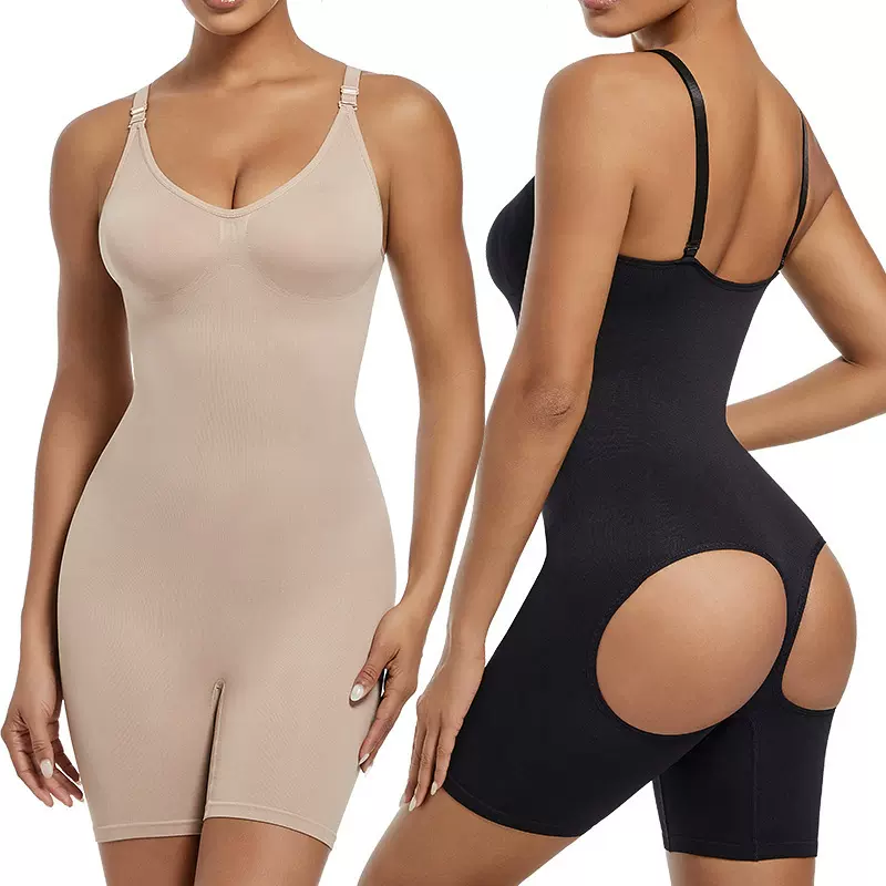 跨境塑身衣女美体束身收腰束腹连体内衣性感提臀塑形收腹束身上衣