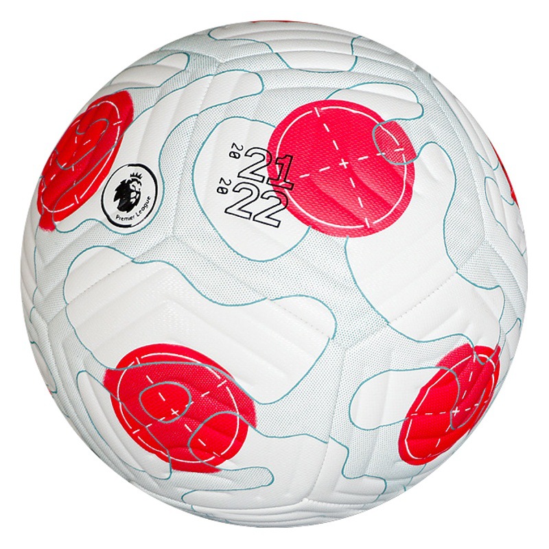 Juego de la Premier League máquina de coser mano de coser pu4 no. 5 fábrica de fútbol al por mayor comercio exterior 16 generación roja