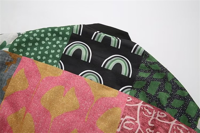 Women's clothing 2024 summer new style contrasting short casual jacket_voghion.com