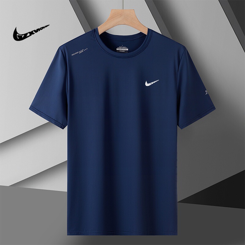 アイスシルク半袖Tシャツ メンズ 2025年夏新作 涼しく快適な素材 フィットネス ランニング スポーツ 速乾性ウェア|undefined