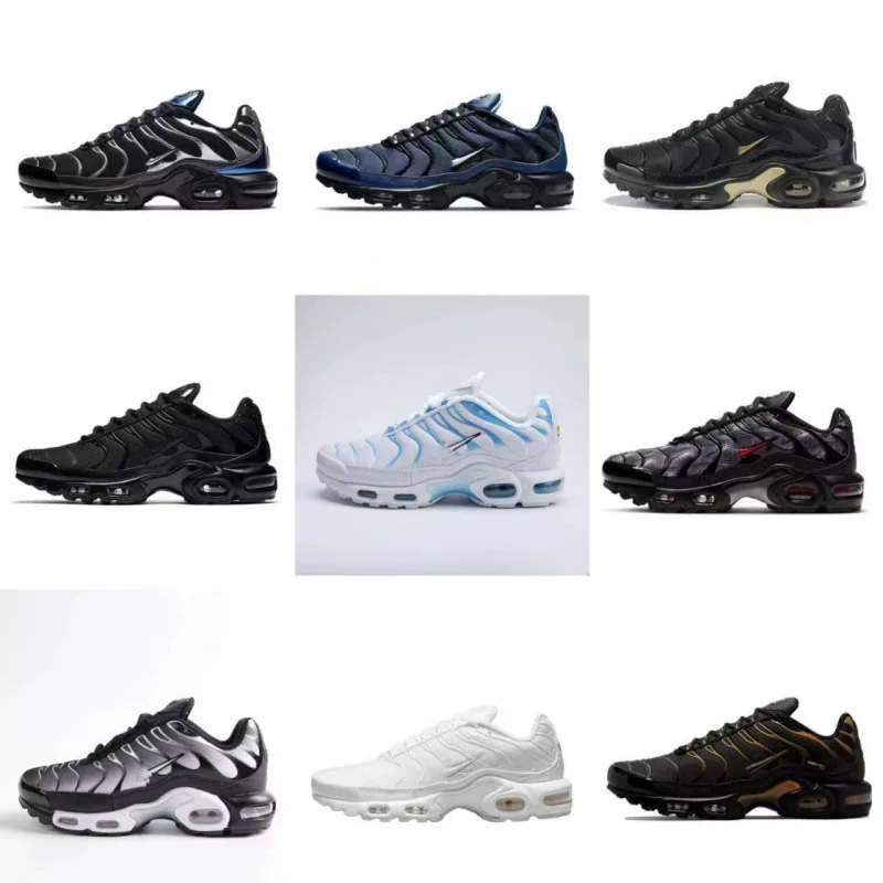 AIR MAX TN полная подошва сод pad обувь 36-47 Кросс-border иностранная торговля мужские кроссовки пара беговые кроссовки 017 искренний набор иностранная торговля