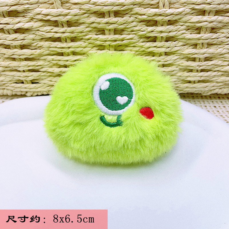 Zaino di peluche con piccolo mostro, piccolo ciondolo, grazioso portachiavi per auto femminile, anello per bambola, decorazione per borsa_voghion.com