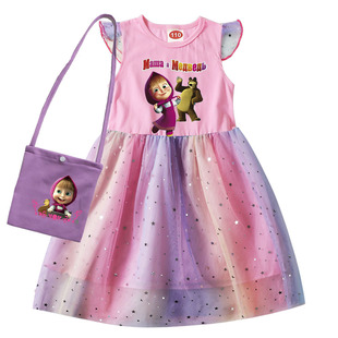 ��ɯ���� Masha and the Bear  Ůͯ�b�B��ȹ�� ���bȹ��8674