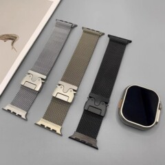新型ミラノニスバンドはアップル腕時計Apple watchS10シリーズのバンドパラシュートに適しています。