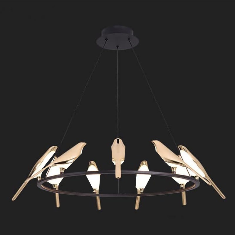 Magpie Wall Lamp Simple Bedroom Creative Bird Table Lamp Modern Living Room Aisle Staircase Chandelier Nordic Factory Direct Sale