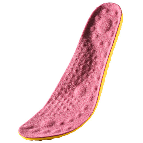 Thickened constant temperature heating insole in winter, anti-odor, sweat-absorbing and poop-stomping shock-absorbing massage plus velvet insole wholesale