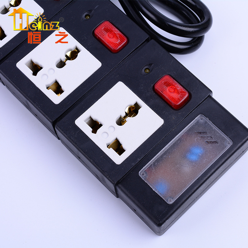 enchufe de tubo de seguridad creativo doméstico con placa de conexión multifuncional inalámbrica independiente con interruptor de cinco interruptores