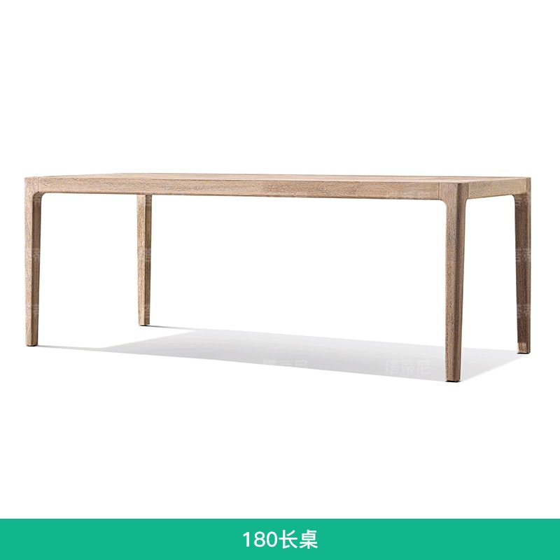 Mesa y silla al aire libre Hotel patio villa al aire libre alojamiento impermeable al sol mesa de madera terraza al aire libre silla de comedor de madera maciza