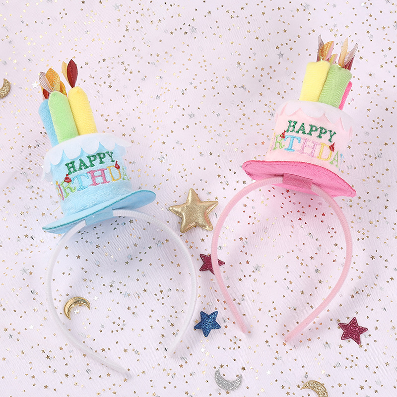 Corea del Sur ins cumpleaños torta vela diadema niños bebé fiesta de cumpleaños foto apoyos fábrica al por mayor