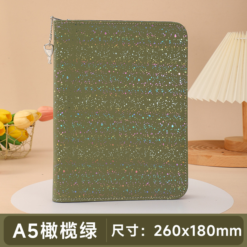 Bolsa con cremallera de grano de madera blanda, cuaderno, oficina de negocios multifuncional, cuaderno, diario de regalos de vacaciones empresariales para maestros