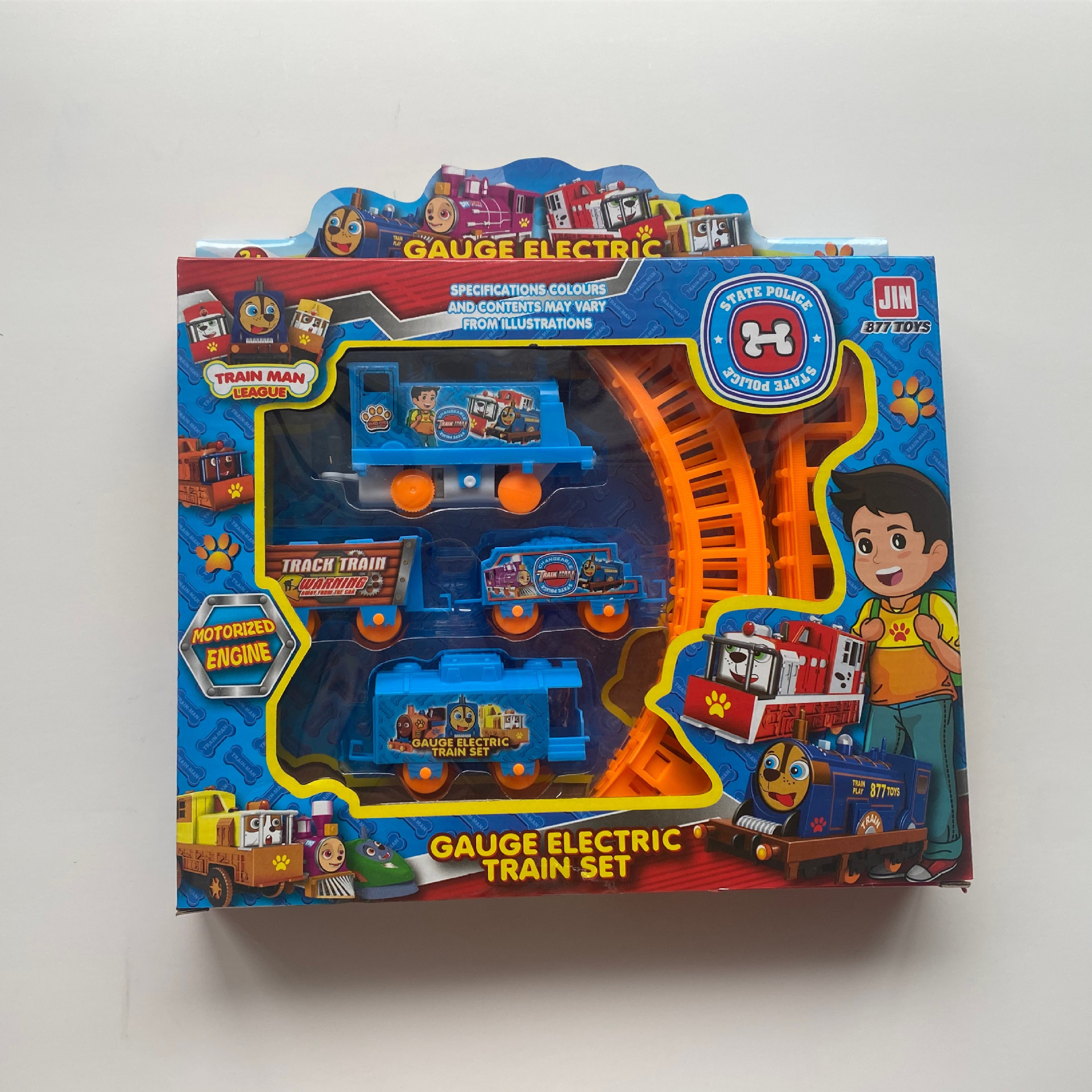 Juguete de Tren Eléctrico Ensamblable para Niños de Plástico Eléctrico, Educativo para Niños