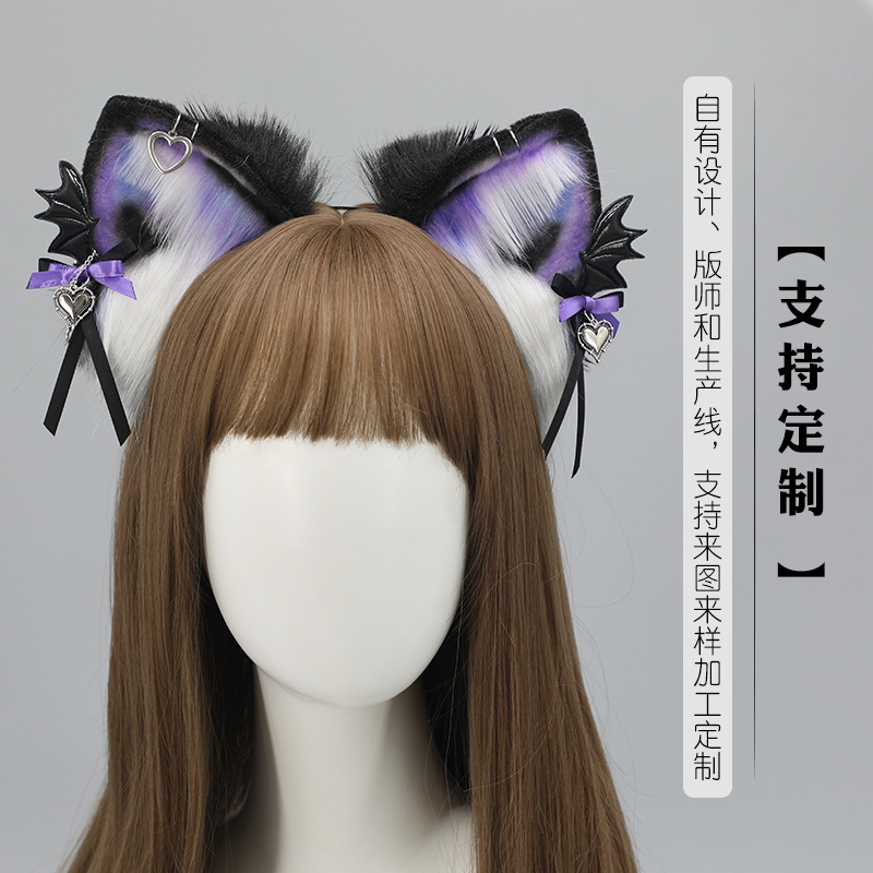 Lolita Gothic hermosa diadema Halloween Joker Lolita diadema Halloween Joker