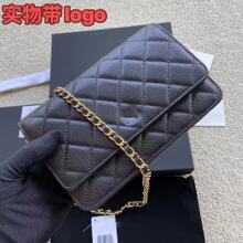 2024新款小香风鱼子酱 WOC发财包百搭菱格链条斜挎小方包广州货源