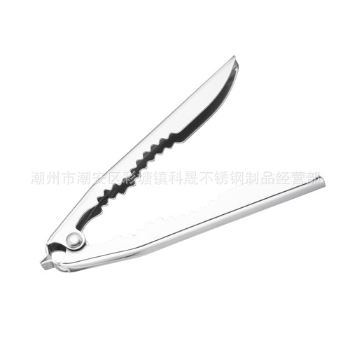 Stainless steel blood clam pliers clam opener artifact home kitchen clam pliers walnut clip tool multi-functional shell opener
