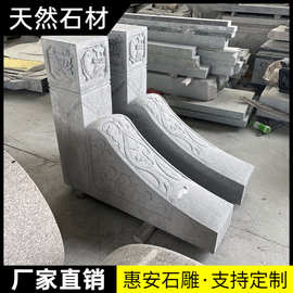 石雕仿古抱鼓石门墩一对青石门当汉白玉做旧狮子麒麟石鼓狮子门鼓