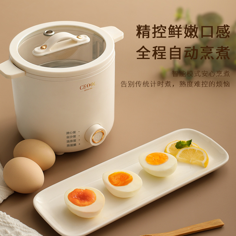President Lady Egg Cooker Small Household Automatic Power-Off Steamer Egg Maker Multifunction Dorm Breakfast Machine Wholesale