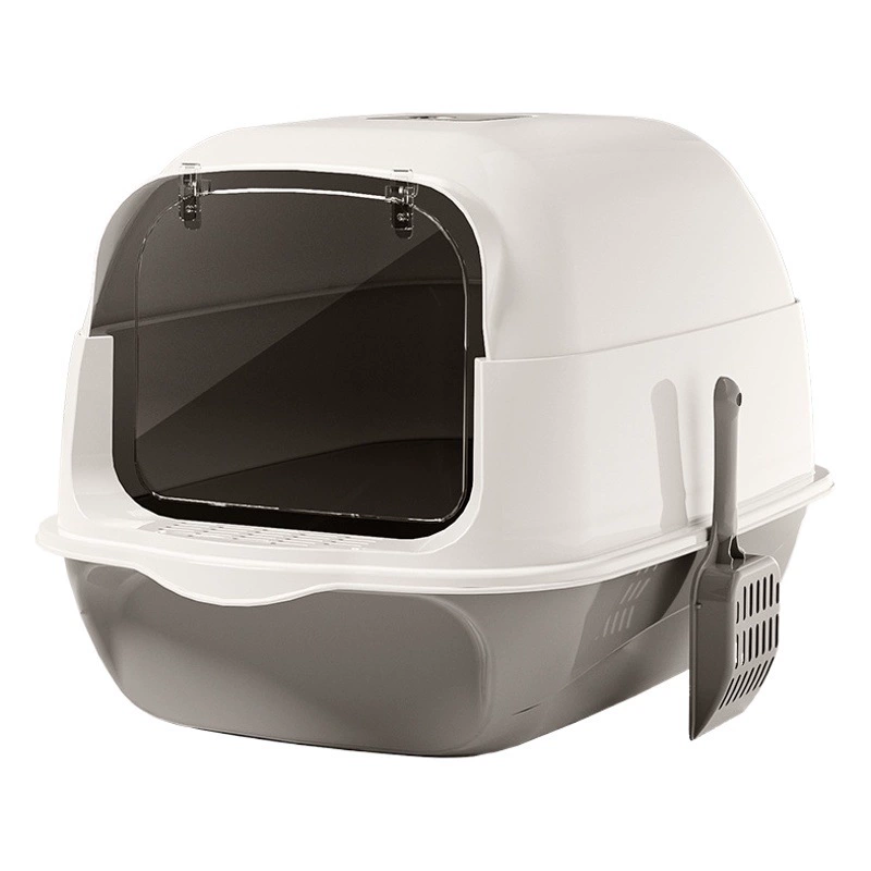 Негабаритный полностью закрытый ящик для кошачьих туалетов брызг снаружи, а дезодорант кошачий Туалет-это оптовая продажа в наличии кошачьих туалетов.