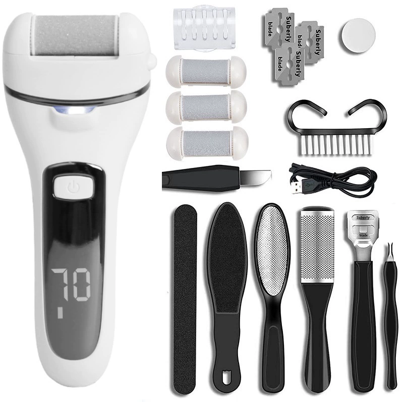 The source manufacturer's electric grinding foot device removes dead skin and calluses.