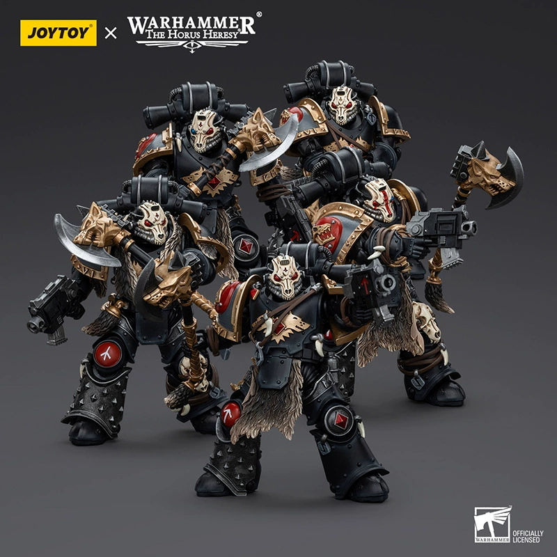Фигурки (Joytoy) Hamarus хаосные волки 1:18, подвижные суставы, набор коллекционных фигур