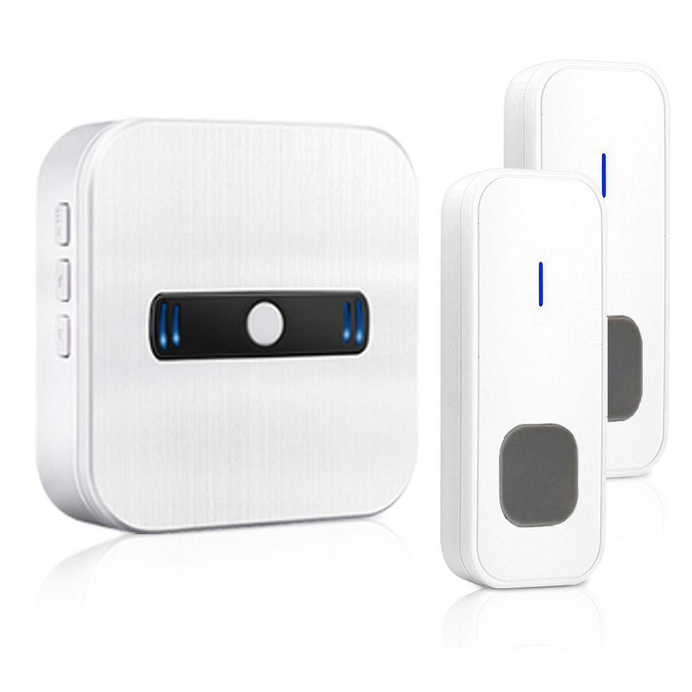 外贸电商 无线家用门铃 叮咚 door bell 呼叫器 智能防水触摸按钮