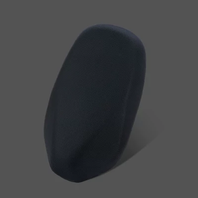 Electric vehicle foot mat, silk loop waterproof, non-slip, wear-resistant - yadi-muguang-special-seat-cushion-pure-black-l