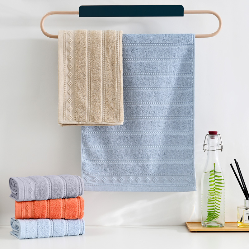 Toalha de rosto em algodão puro, macia e altamente absorvente_voghion.com