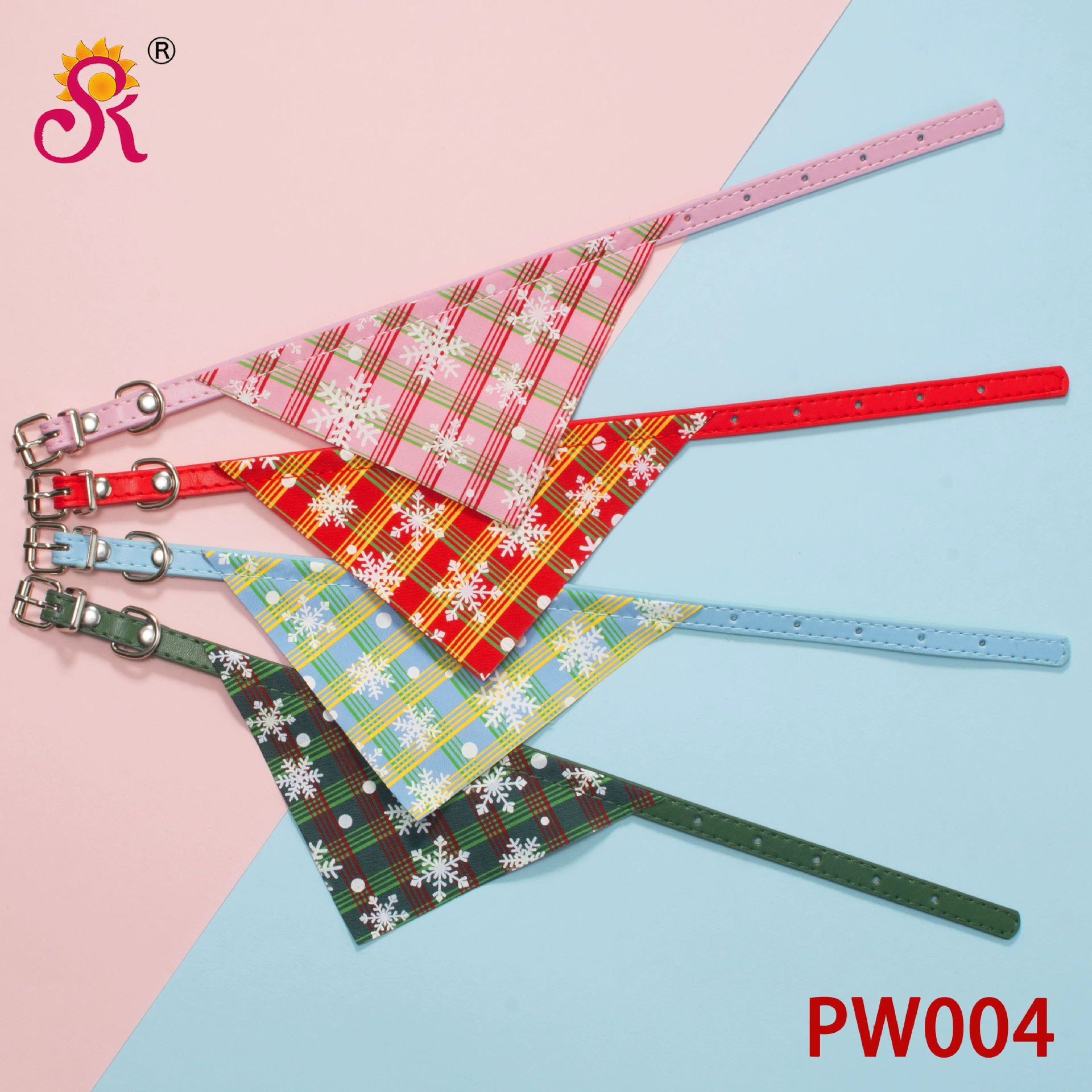 Домашние животные Рождественский шарф PU треугольное полотенце кошачий шарф собака рот полотенце домашнее животное шарф спот 4 цвета завод