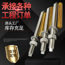 定制不锈钢化学锚栓化学锚固药剂膨胀螺栓建筑定型化学锚栓高强固