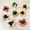 Elite summer crab pin, hairgrip, cute bangs with bow, hair accessory, hairpins