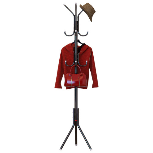 Simple coat rack, bedroom floor-standing clothes hanger, fashionable and creative iron storage rack