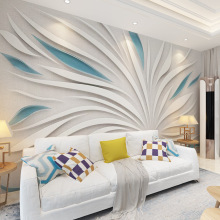 8D欧式电视背景墙布壁纸5d立体壁画个性创意家用墙纸客厅壁布