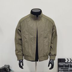 2025新款立领廓形外套哈灵顿春秋美式潮牌宽松短款飞行夹克设计感