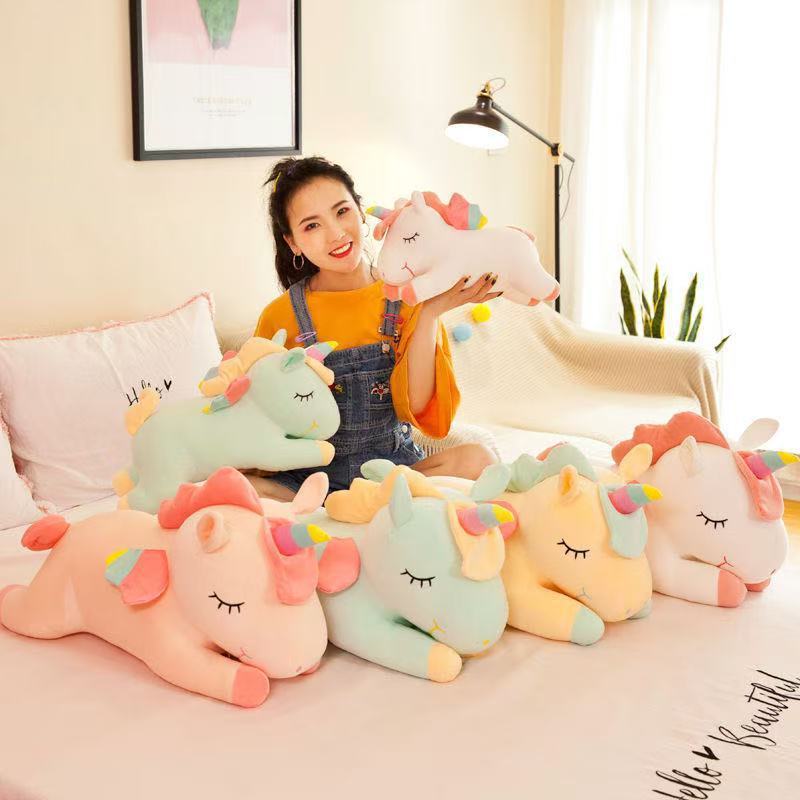 Cross-Border Unicorn Doll Angel Plush Toy Gift Female Sleeping Animal Pillow Children's Doll Doll Wholesale Cross-Border Unicorn Doll Angel Plush Toy Gift Female Sleeping Animal Pillow Children's Doll Doll Wholesale