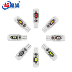 新款T10 3030 5SMD爆闪汽车摩托车led小灯高亮 5w5无极解码示宽灯