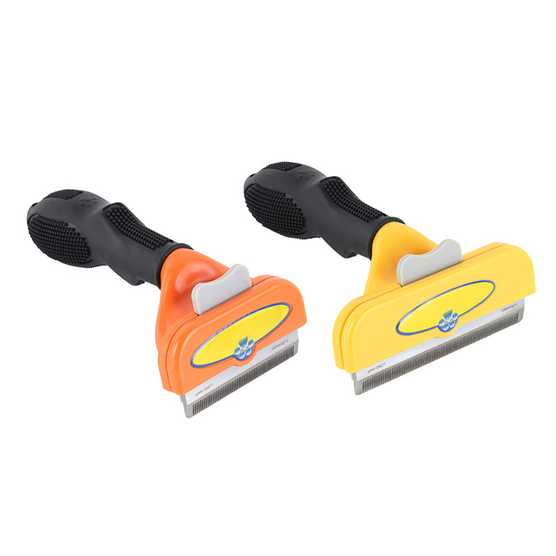 Peine para adelgazar el pelo de mascotas, para gatos y perros, elimina el pelo suelto, limpia y quita el pelo, peine de acero para mascotas.