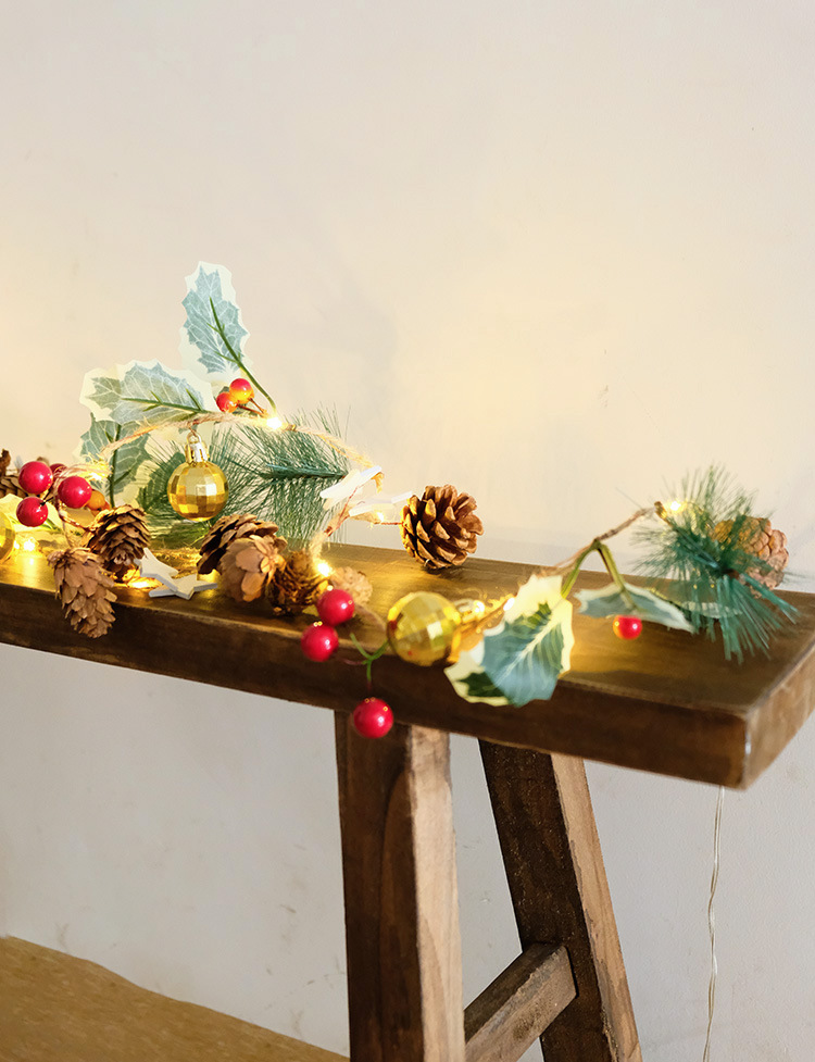 Christmas Fashion Star Pine Cones Plastic Copper Wire Party Lightings display picture 3