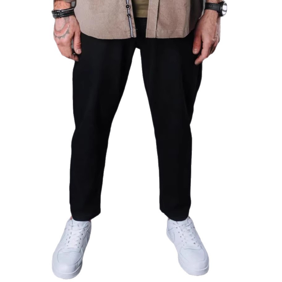 Men's Jeans Banana Pants Spot Goods Midweight Softener Fabric Slight Stretch Long Straight Jeans_voghion.com