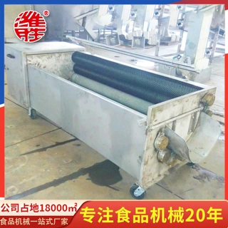 全自动不锈钢胡萝卜清洗机设备 毛辊胡萝卜清洗机设备 清洗机设备