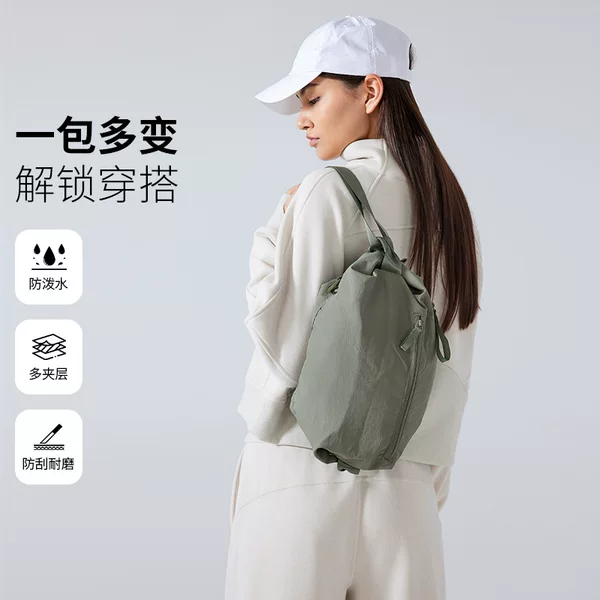 Outdoor travel SBS zipper waterproof messenger bag women's multi-functional adjustable backpack outdoor riding backpack