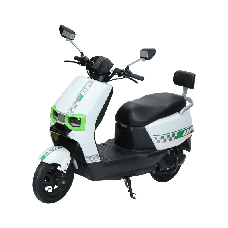 Motuoche Electric Motorcycle, Scooter, High-Power Lithium Battery, Long Range (Auto Parts and Accessories) - white-bare-frame-supports-60-72v-battery