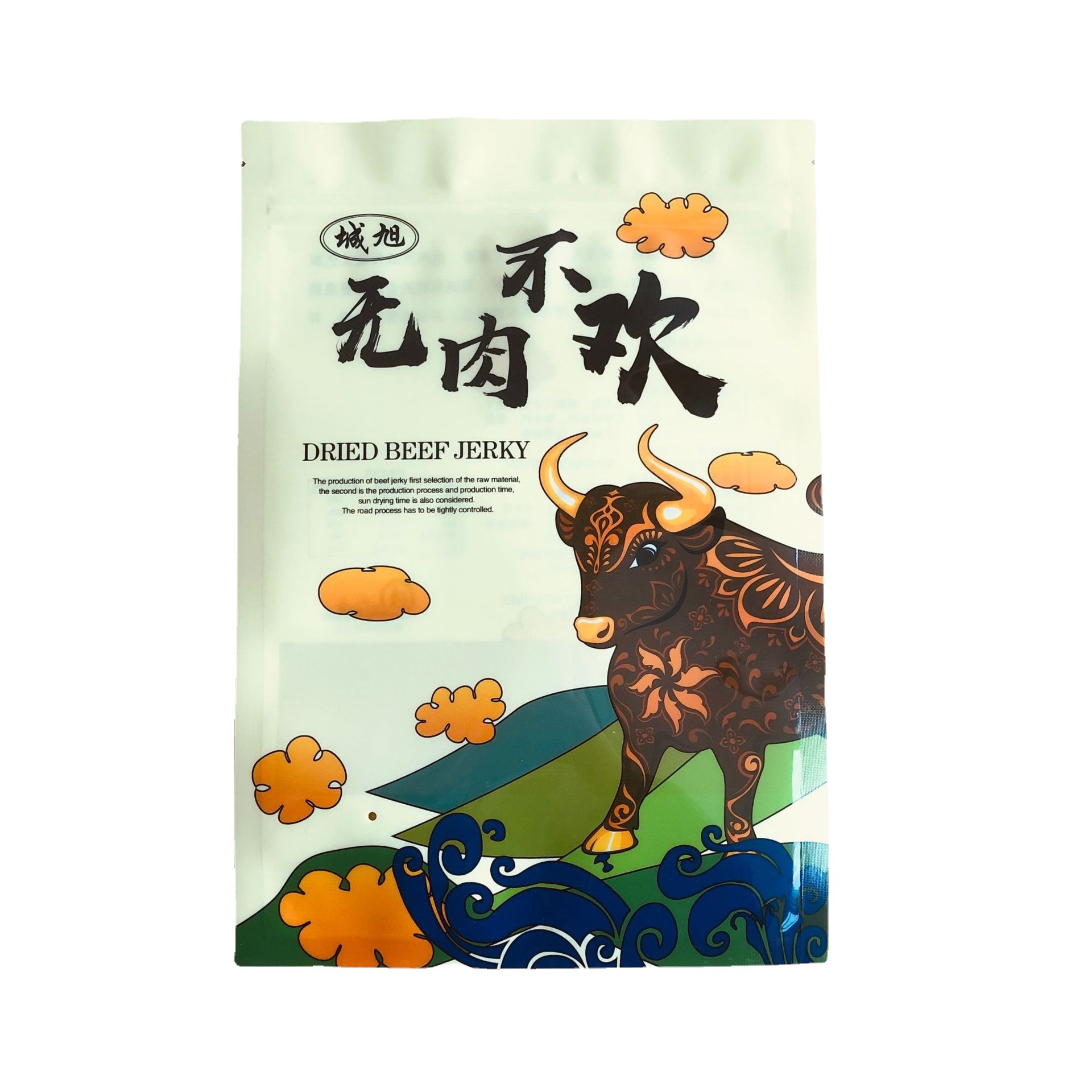 厂家定制肉制品食品袋 彩印开窗复合袋 三边封塑料食品袋定做