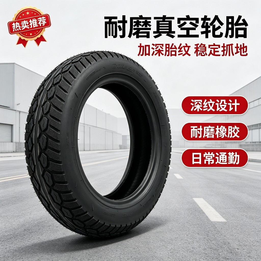 Brand new, unopened 2.75-10 thickened eight-layer steel wire vacuum tire for electric vehicles