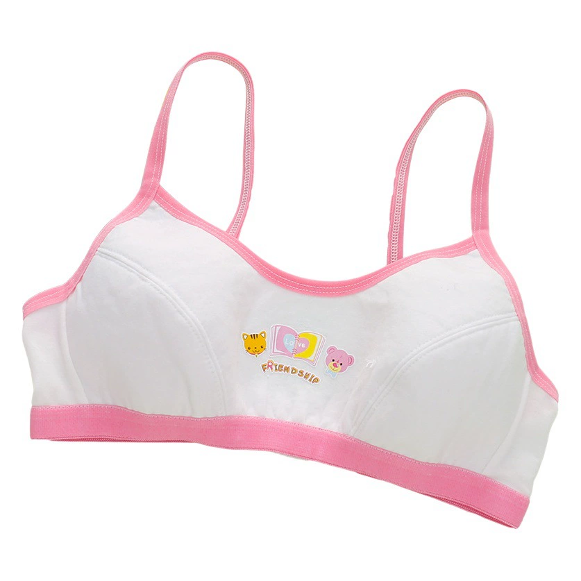 Оптовая Продажа жилет с бюстгальтером для девочек, Женский школьник средней школы, детское нижнее белье, период развития молодежи, большие дети, топ без рукавов