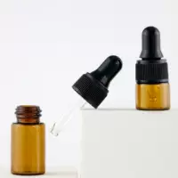 1ml бутылка эфирного масла стеклянная бутылка-капельница бутылка 3ml парфюмерная бутылка чайного цвета эссенции маленькая бутылка для образцов