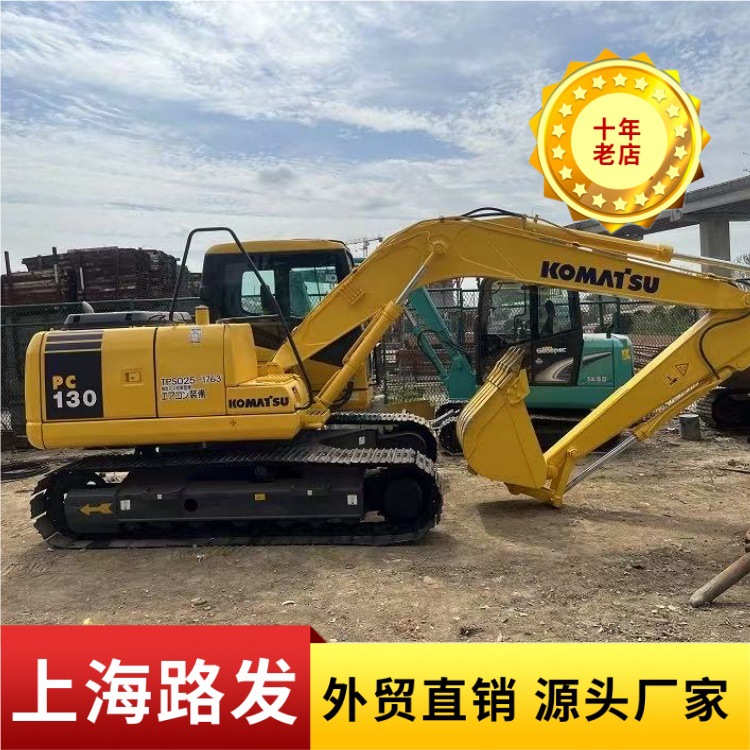 Usado Komatsu PC130 - 7 excavadora maquinaria grande gancho pequeño exportación profesional