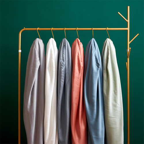 Light luxury 80-count Lenzing Tencel bed sheet and pillowcase summer ice silk bedspread cool bed solid color Tencel bed sheet gift