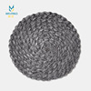 Spot Nordic Wind cotton gauze meal cushion three -stranded braid weaving cushion round hotel restaurant tableware cotton cotton wire insulation pad