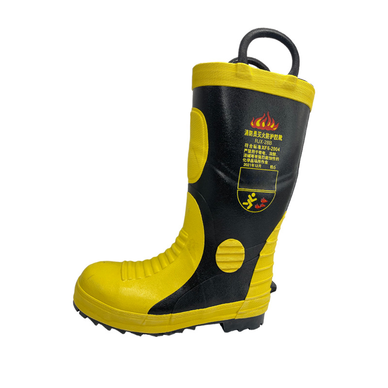 14 botas de rescate contra incendios botas de combate de rescate contra incendios