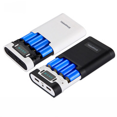 4-section 18650 battery charging case power bank shell mobile power supply kit dual USB solderless battery box